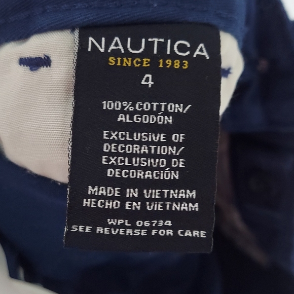 Nautica Blue Toddler Shorts with Pockets - Picture 5 of 6